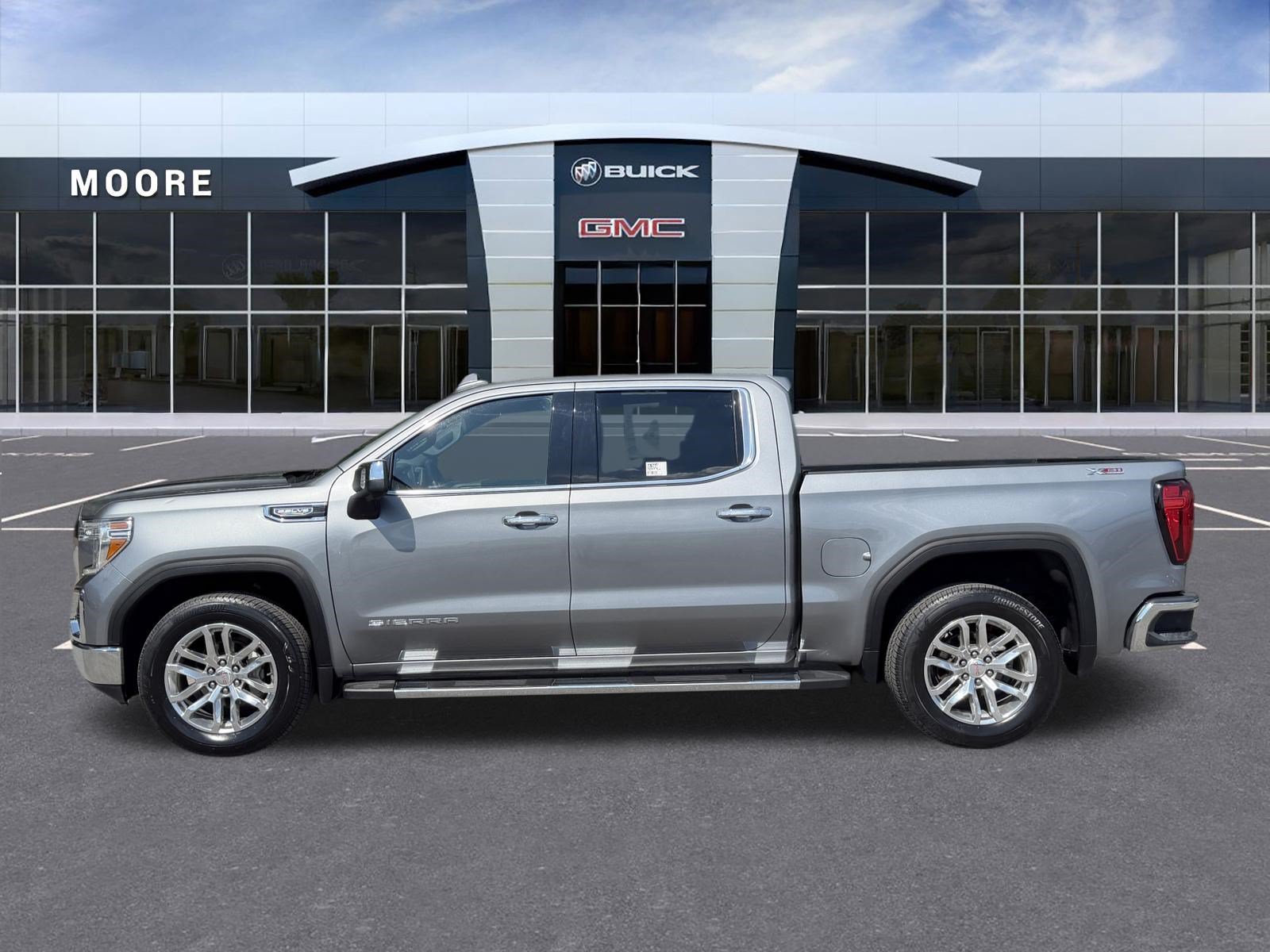 Used 2021 SATIN STEEL METALLIC GMC SLT image 6