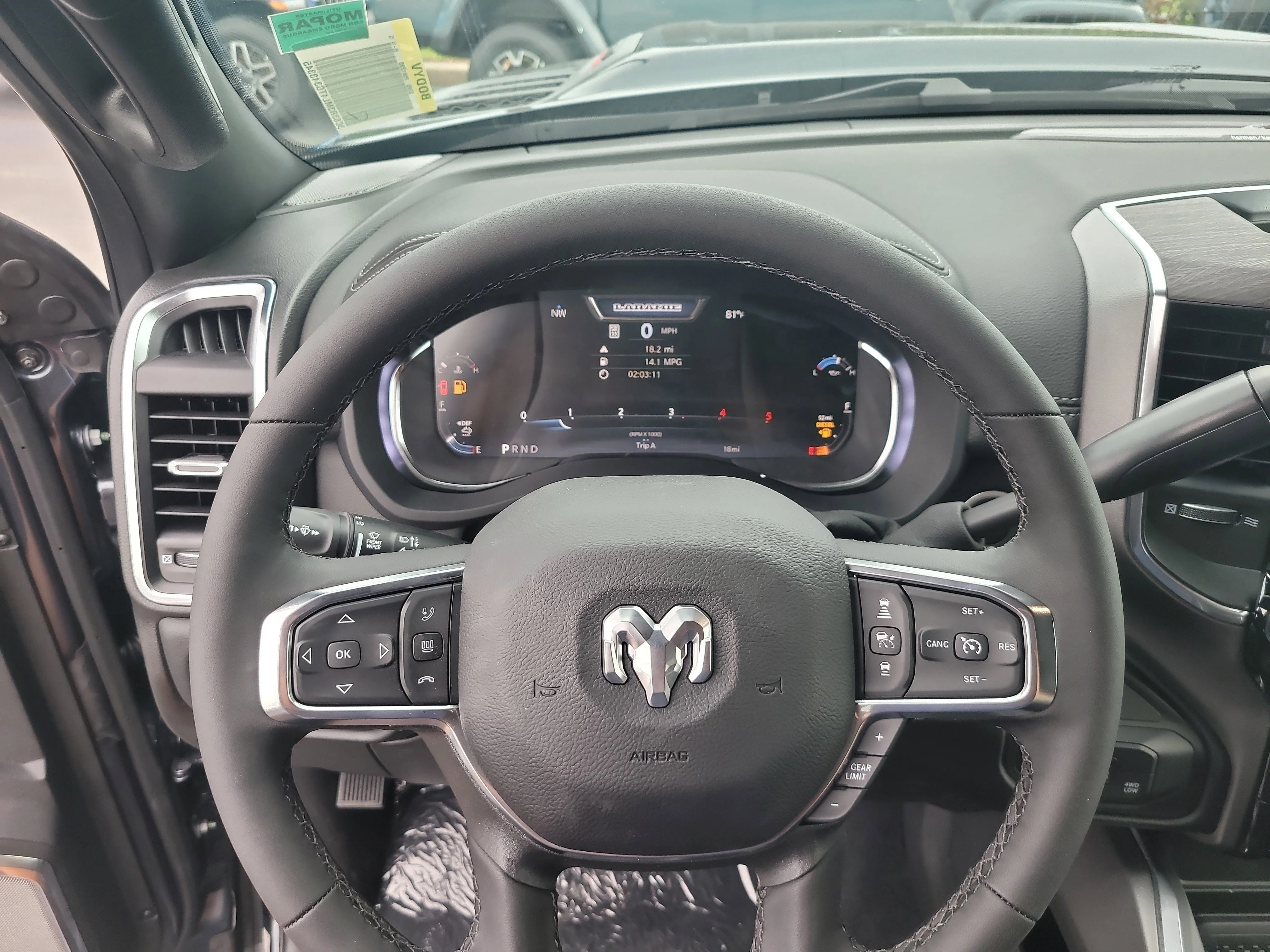 New 2026 Forged Blue Metallic RAM Laramie image 18
