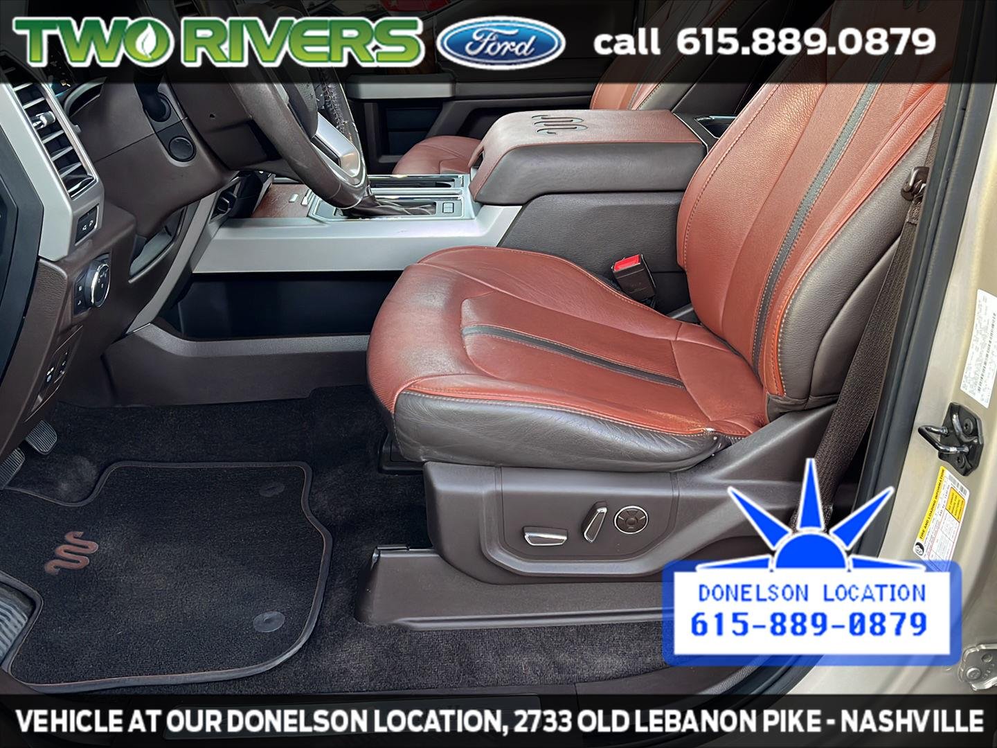 Used 2018 White Gold/Stone Gray Ford King Ranch image 23