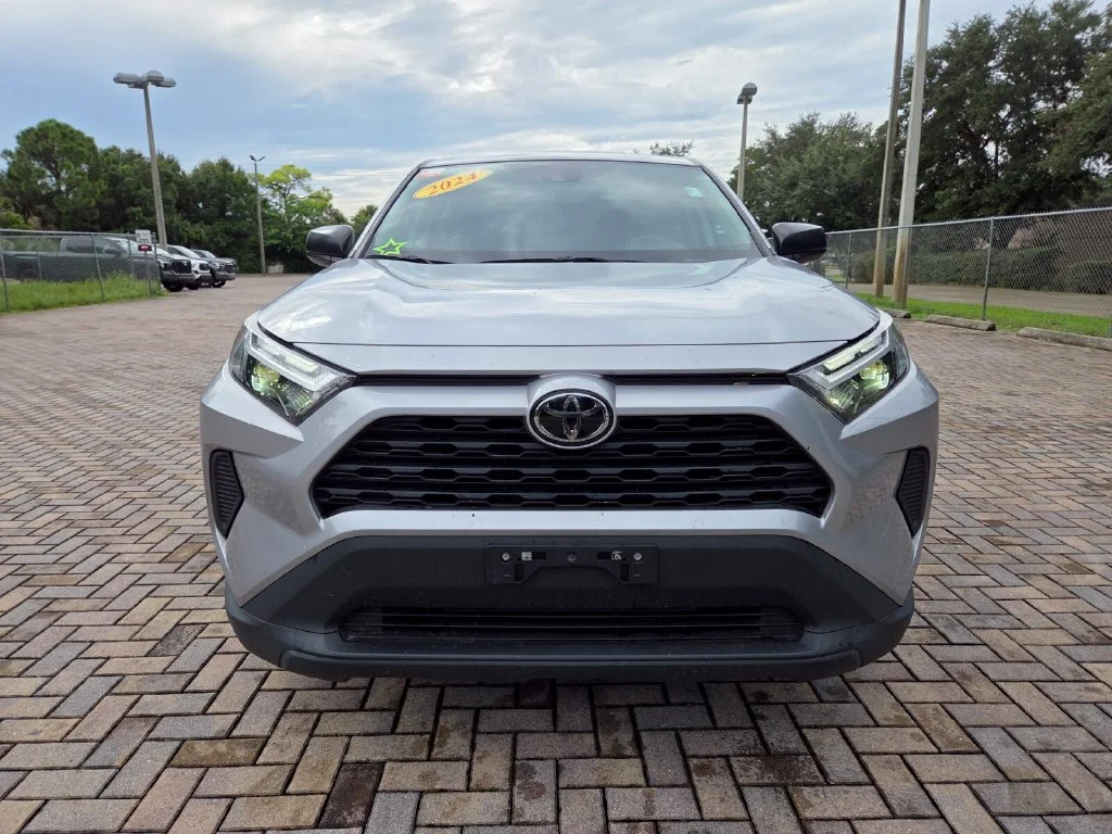 Certified Used 2024 Silver Toyota LE image 2