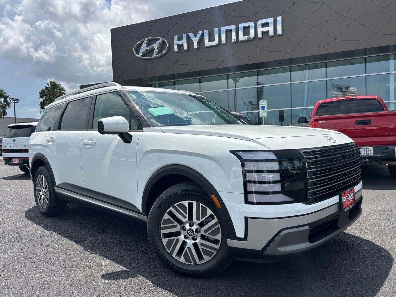 New 2026 White Hyundai Blue SEL Premium 7P image 1