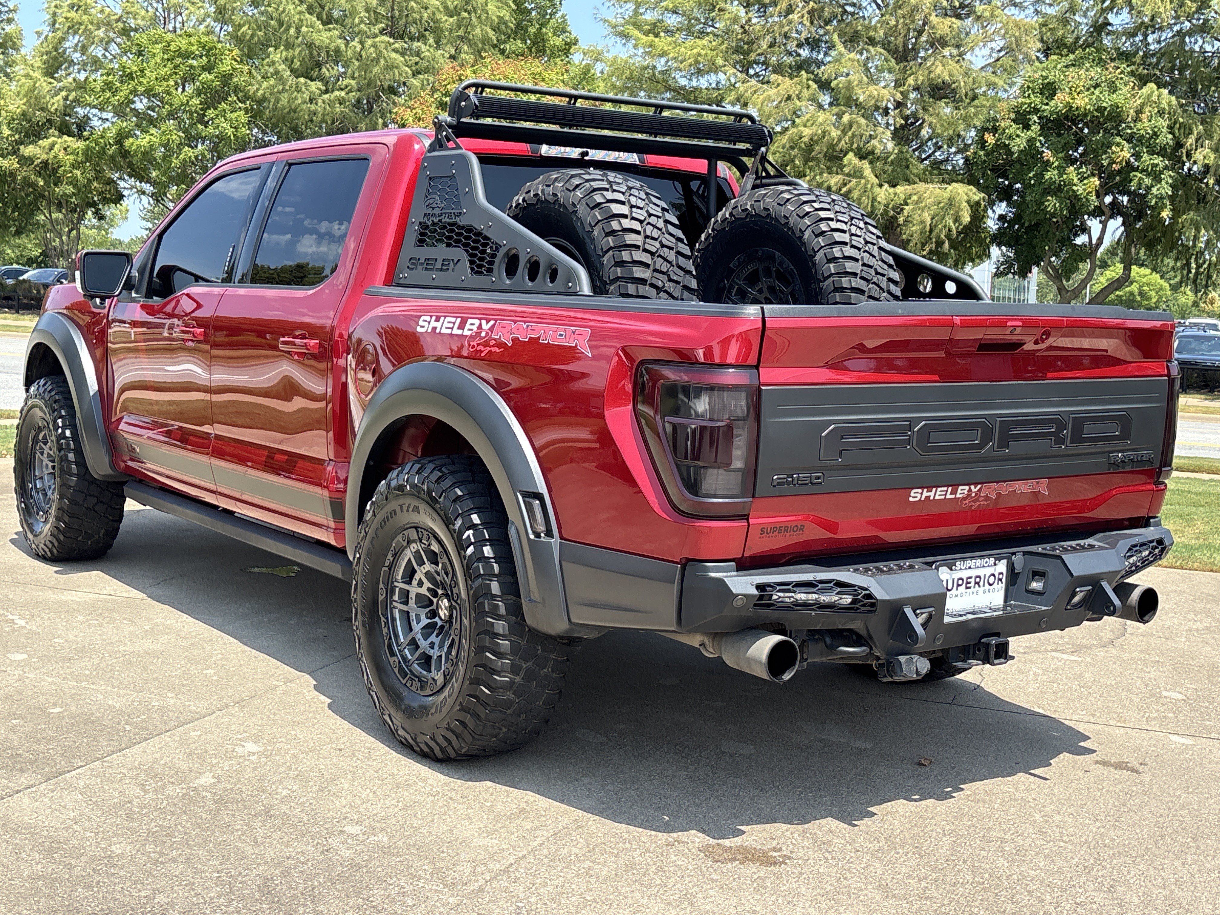 Used 2021 Rapid Red Metallic Tinted Clearcoat Ford Shelby Raptor Baja SuperCrew 4WD image 11