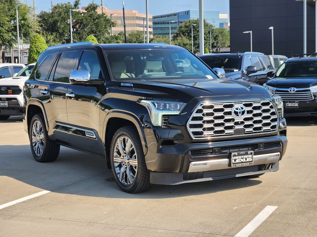 Used 2024 Midnight Black Metallic Toyota Capstone image 3