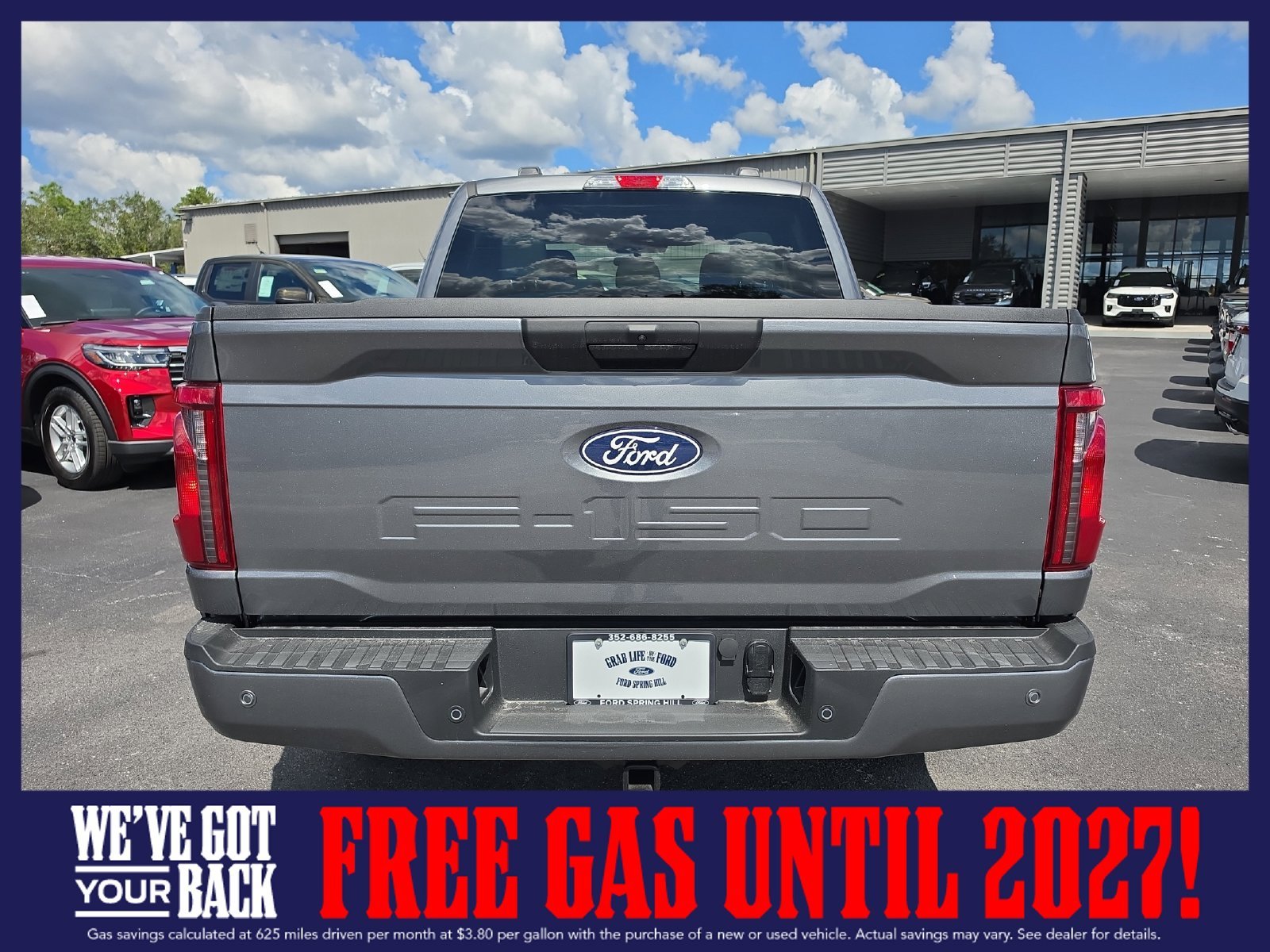 New 2026 Carbonized Gray Metallic Ford XLT image 7