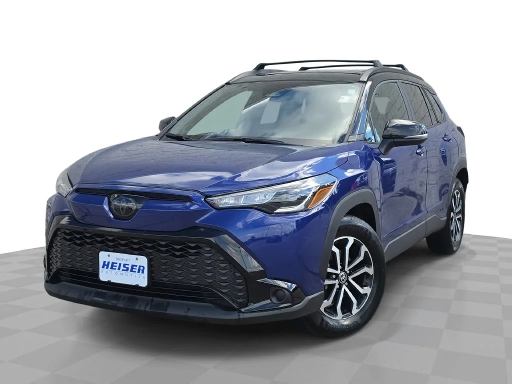 Used 2023 Blue Toyota Hybrid SE image 1