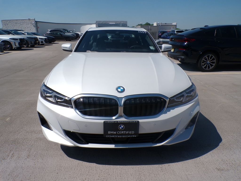 Certified Used 2025 Mineral White Metallic BMW 330i xDrive image 2