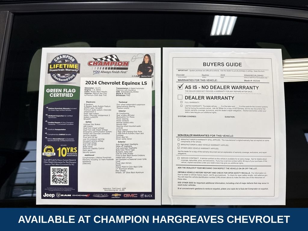 Used 2024 Mosaic Black Metallic Chevrolet LS image 43