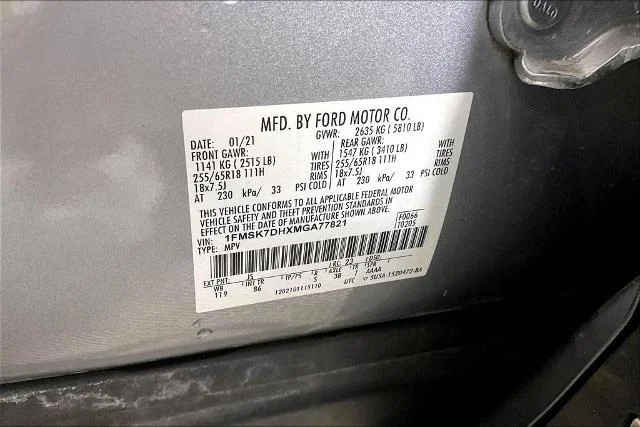 Used 2021 Silver Metallic Ford XLT image 54