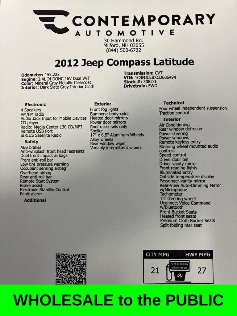 Used 2012 Gray Jeep Latitude image 27