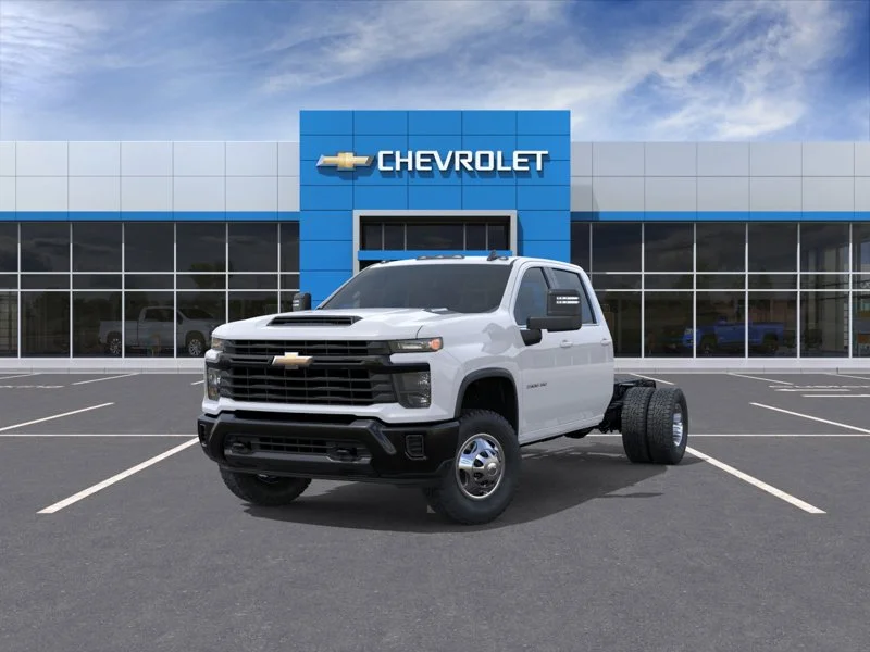 New 2026 White Chevrolet 4WD Crew Cab 177" WB, 60" CA Work Truck image 1