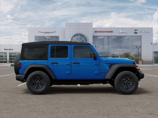 New 2026 Hydro Blue Pearlcoat Jeep 4-Door Sport 4x4 image 47