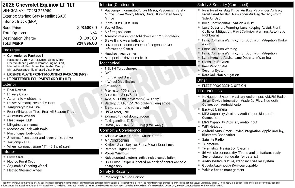 Used 2025 Gray Chevrolet LT image 40