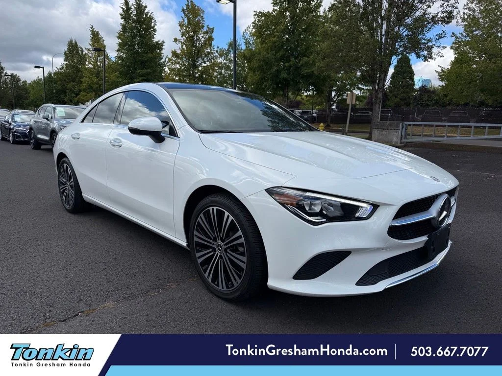 Used 2023 Polar White Mercedes-Benz CLA 250 image 1