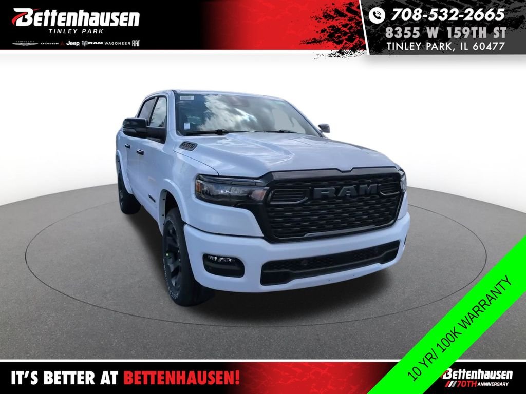 New 2026 Bright White Clear-Coat Exterior Paint RAM Big Horn/Lone Star image 4