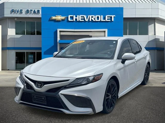 Used 2021 Beige Toyota XSE image 3