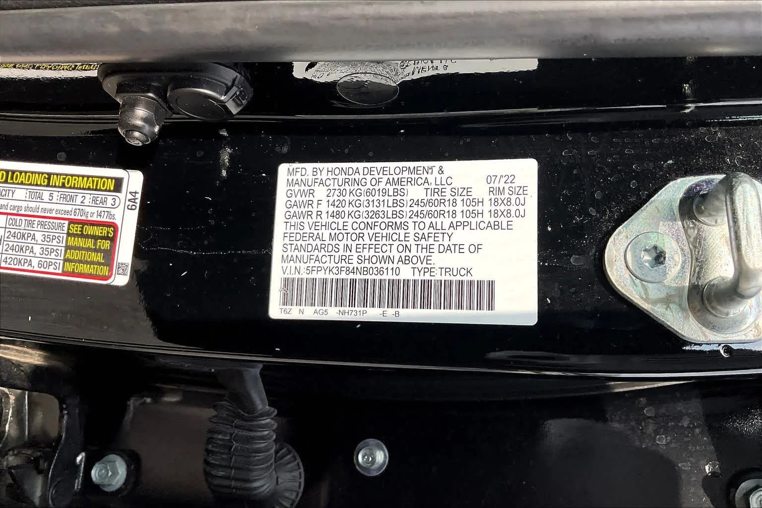 Used 2022 Crystal Black Pearl Honda Black Edition image 34