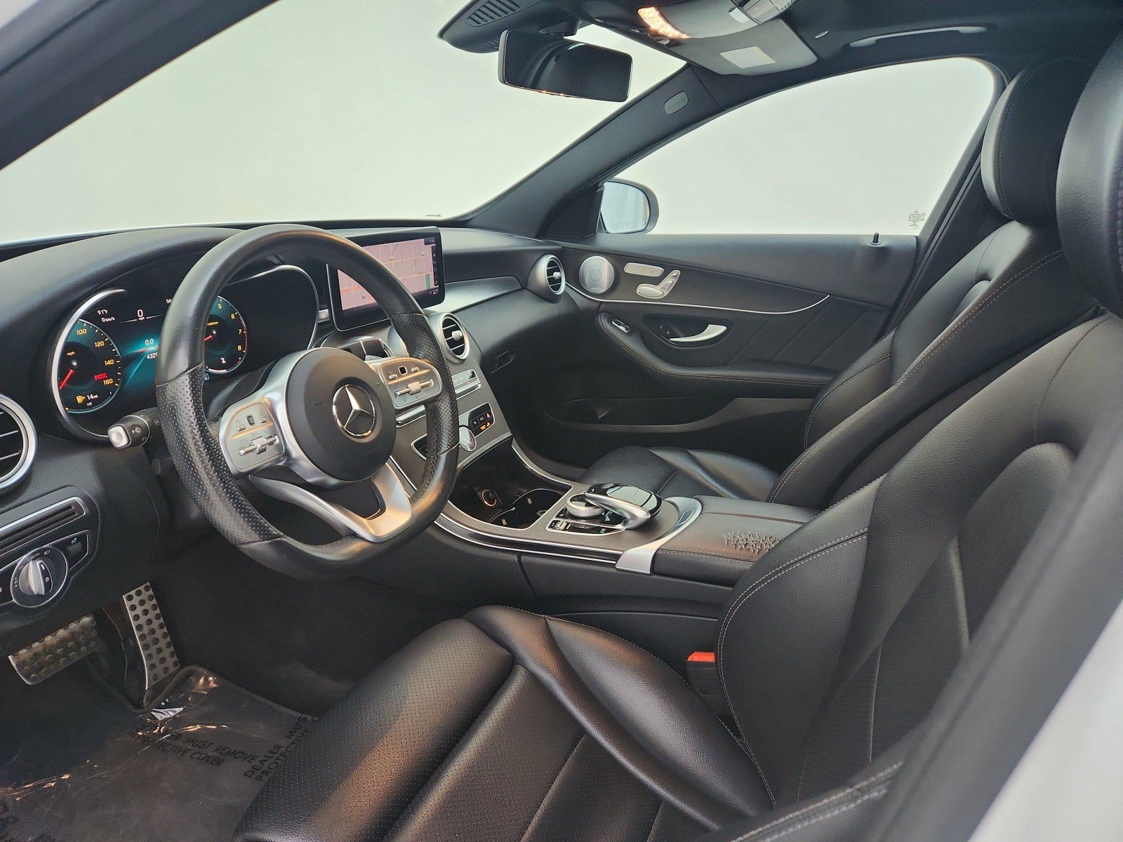Used 2021 Polar White Mercedes-Benz C 300 image 16