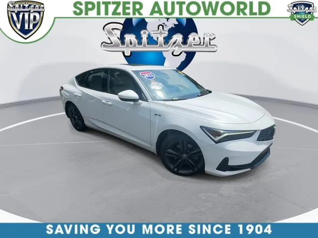 Used 2023 Platinum White Pearl Acura A-SPEC image 28