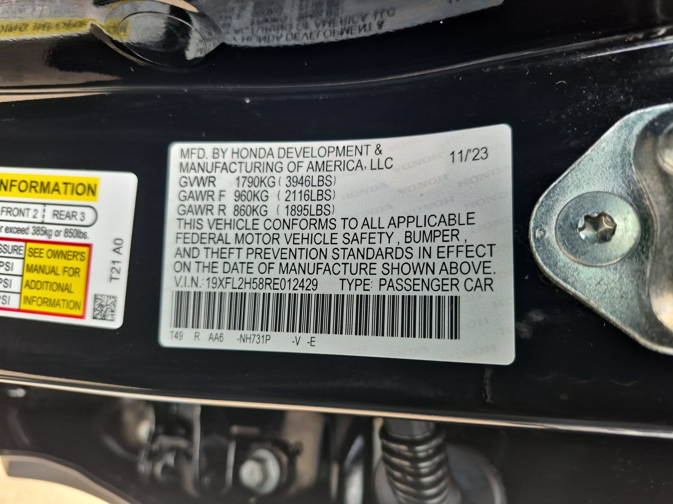 Certified Used 2024 Black Honda LX image 32