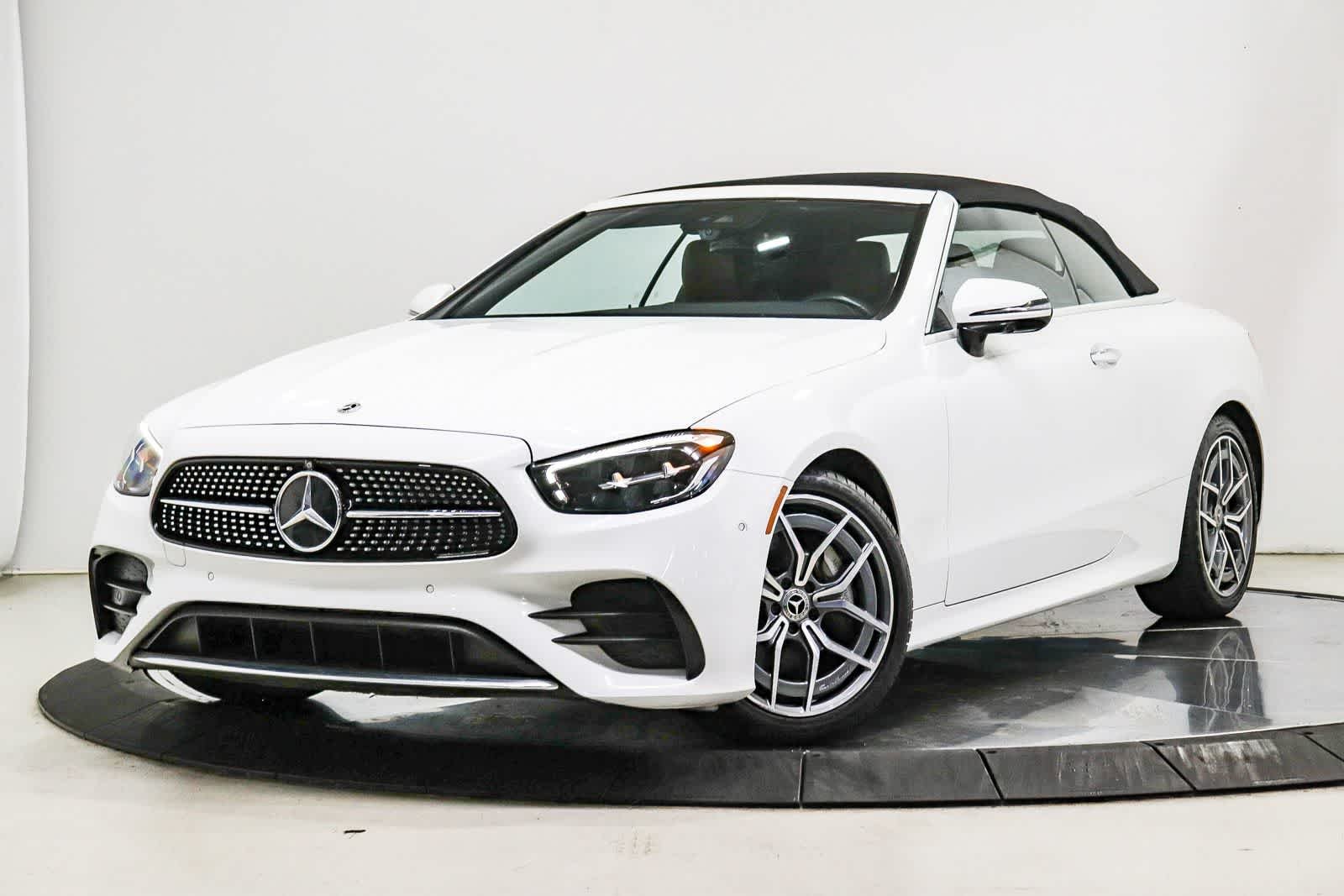 Certified Used 2023 Moonlight White Mercedes-Benz E 450 image 1