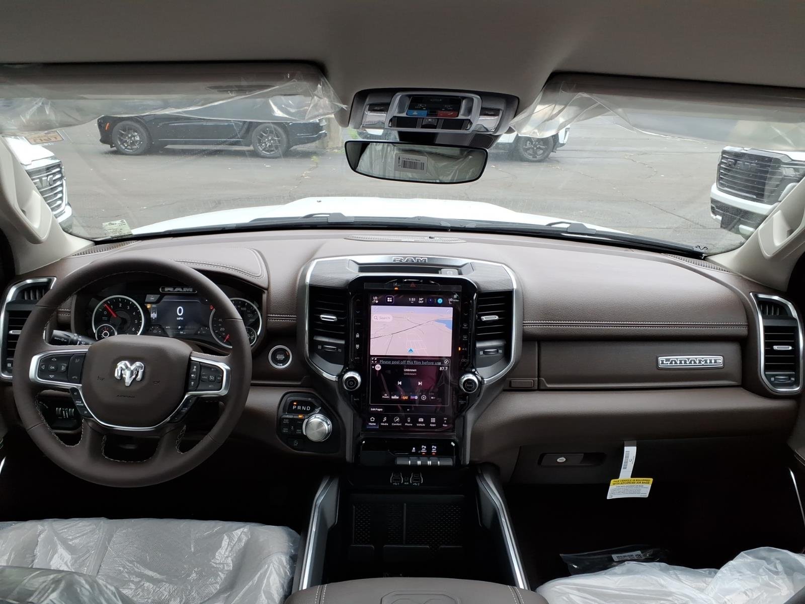 New 2026 Bright White Clear-Coat Exterior Paint RAM Laramie image 8