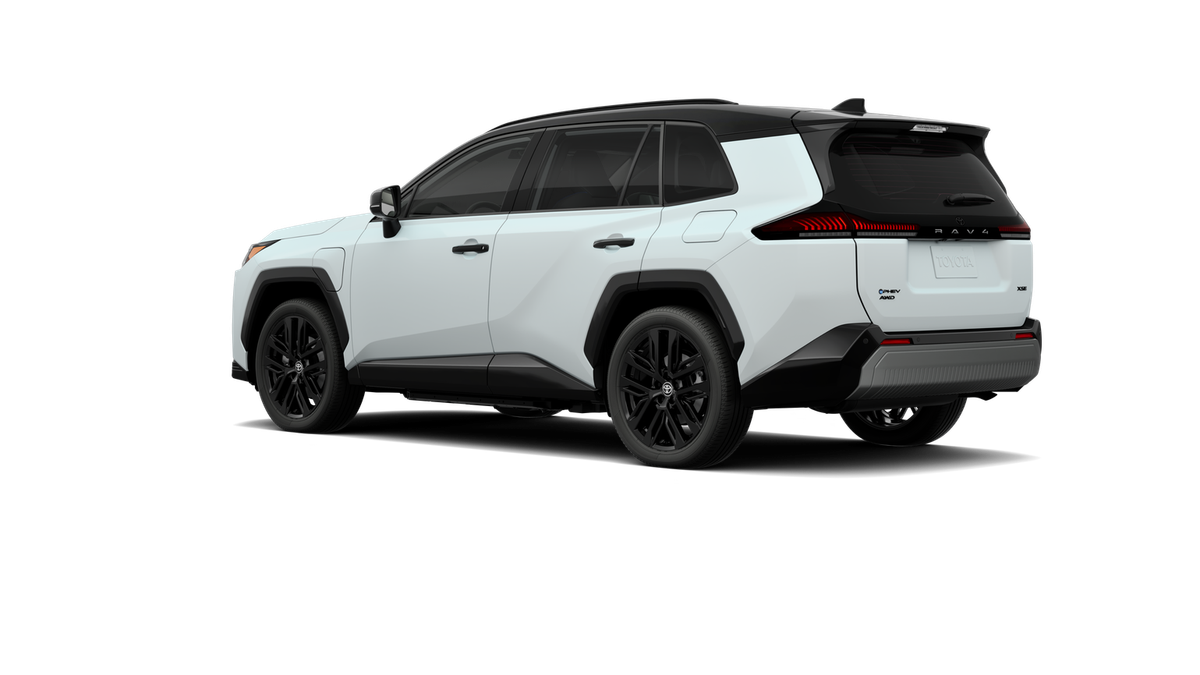 New 2026 Wind Chill Pearl with Midnight Black Metallic roof Toyota XSE image 6