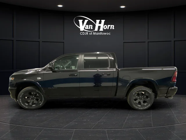 New 2026 Diamond Black Crystal Pearl-Coat Exterior Paint RAM Big Horn/Lone Star image 4