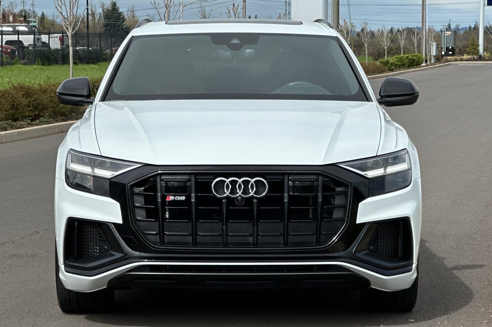 Used 2021 White Audi 4.0T Premium Plus image 8