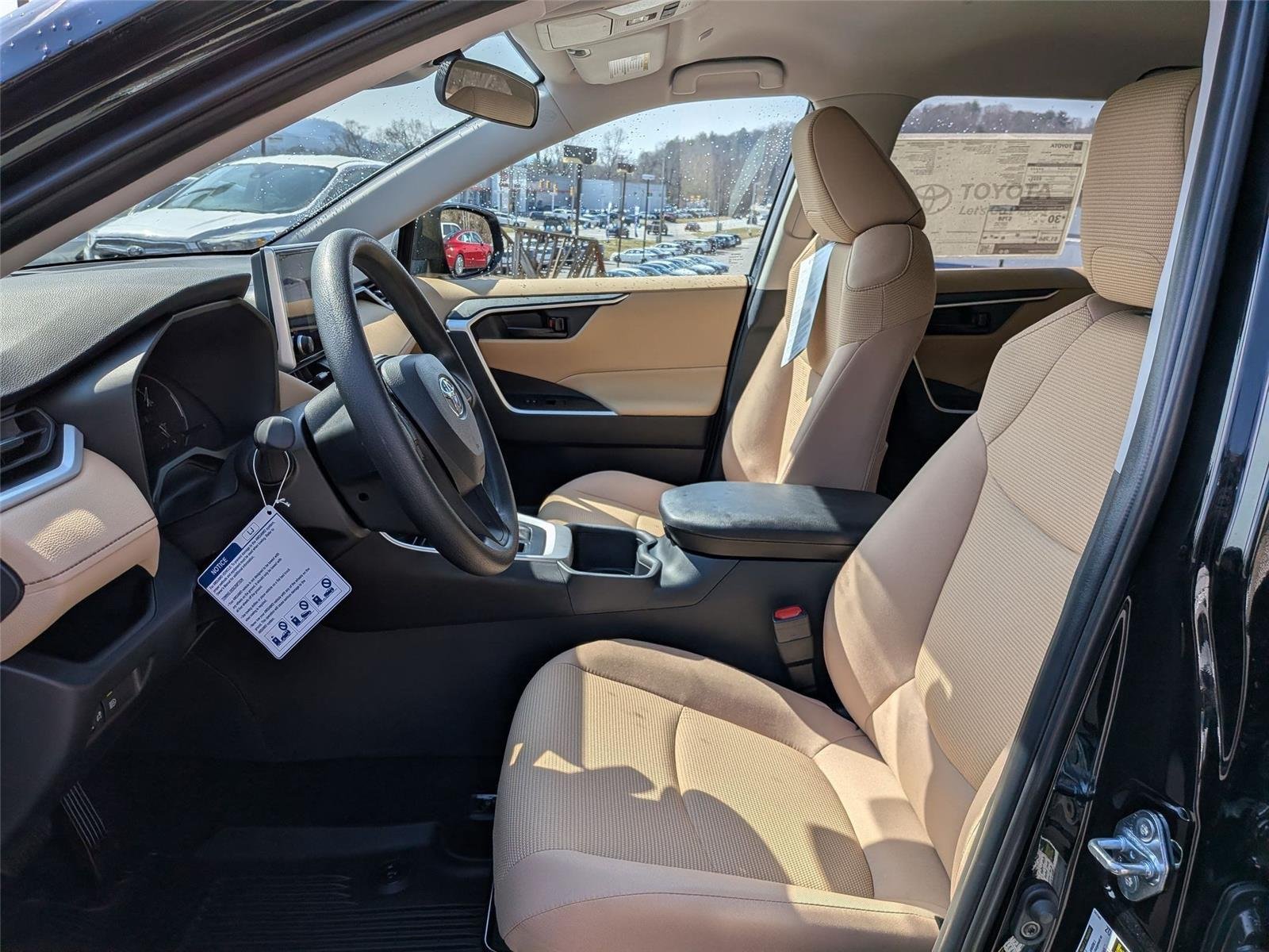Used 2025 Midnight Black Metallic Toyota LE image 13