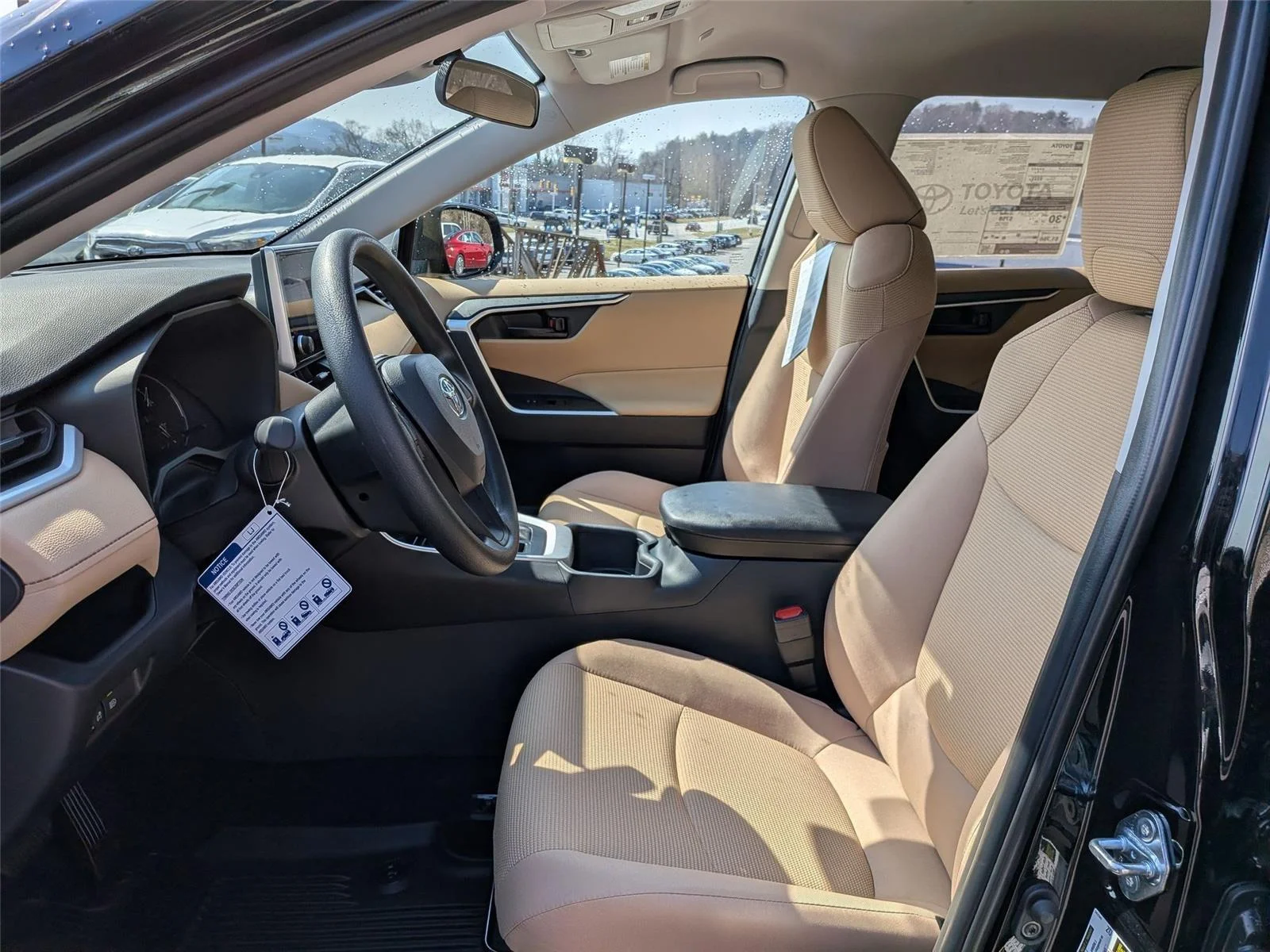 Used 2025 Midnight Black Metallic Toyota LE image 13