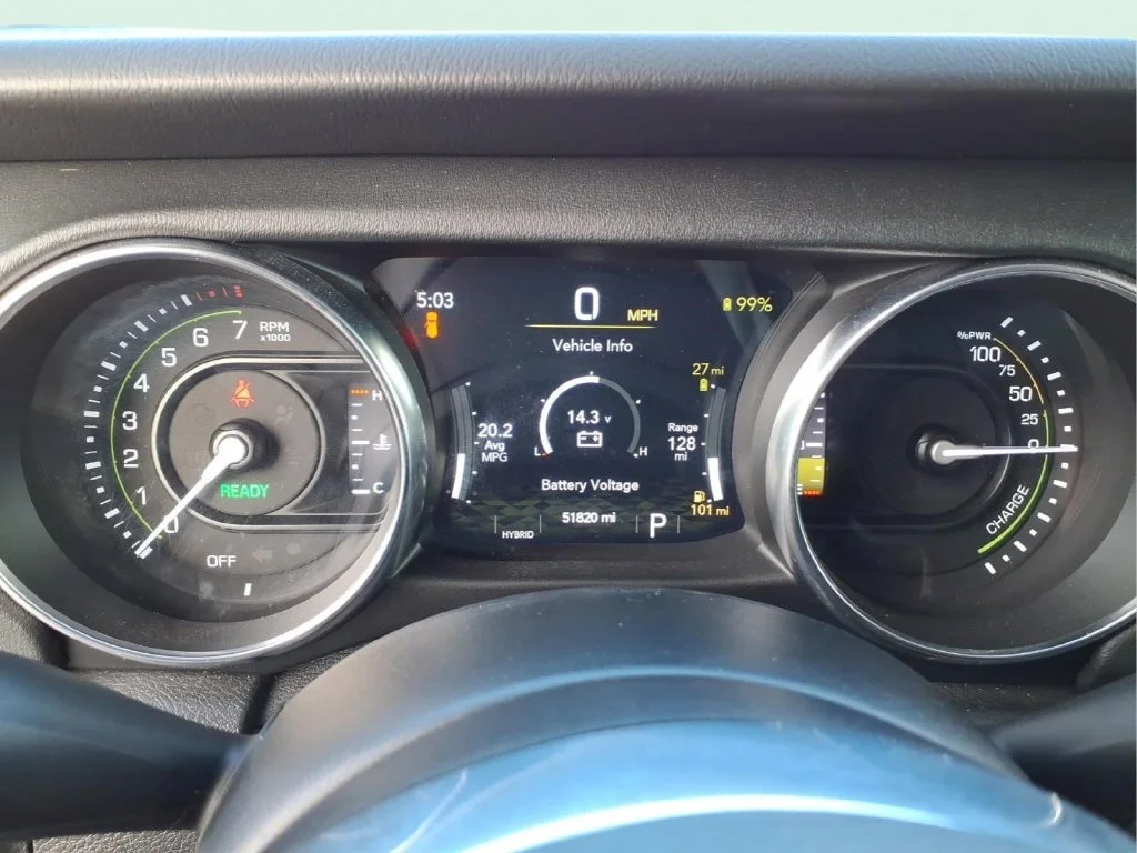 Used 2021 Black Jeep Unlimited Rubicon 4xe image 22