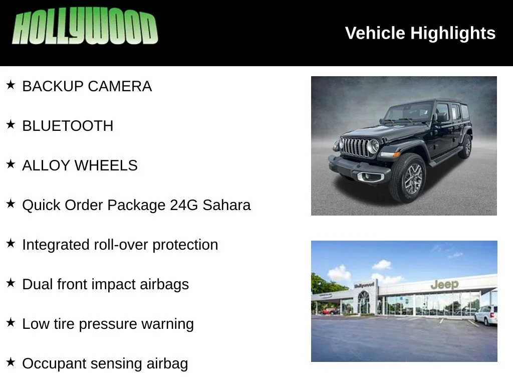 Certified Used 2025 Black Jeep Sahara image 3