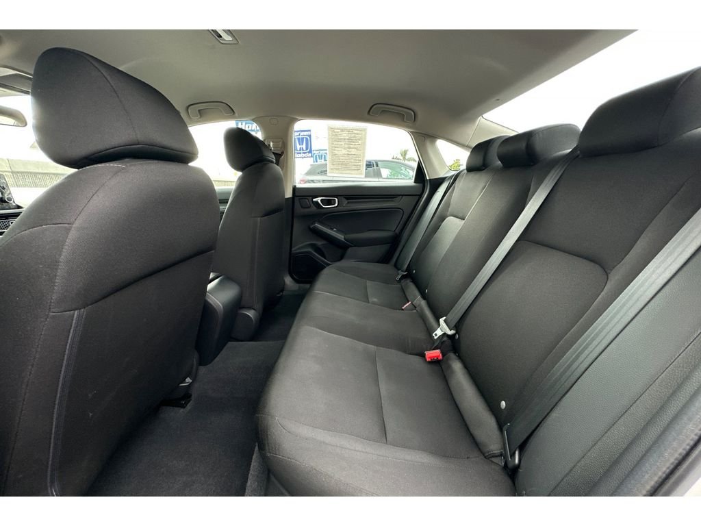 Certified Used 2025 Platinum White Pearl Honda 4D LX image 14