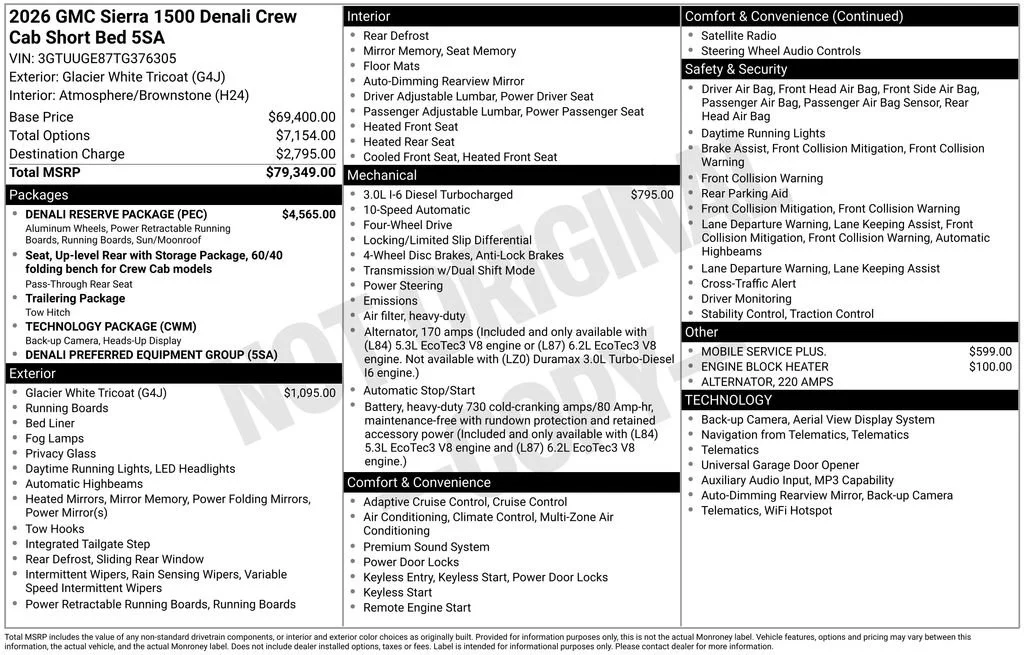 2026 GMC Sierra 4WD Crew Cab Short Box Denali's photo