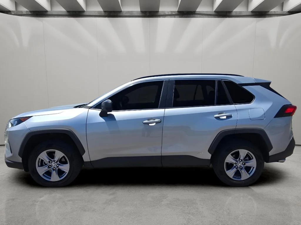 Used 2022 Silver Sky Metallic Toyota Hybrid LE image 2