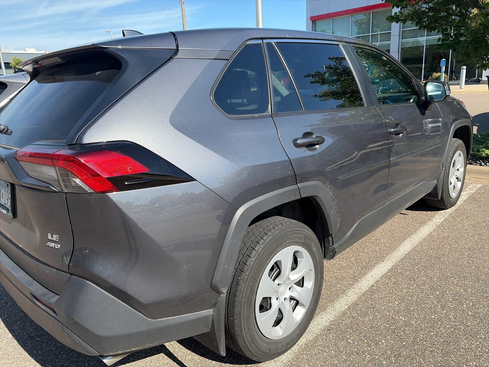 Used 2024 Magnetic Gray Metallic Toyota LE image 6