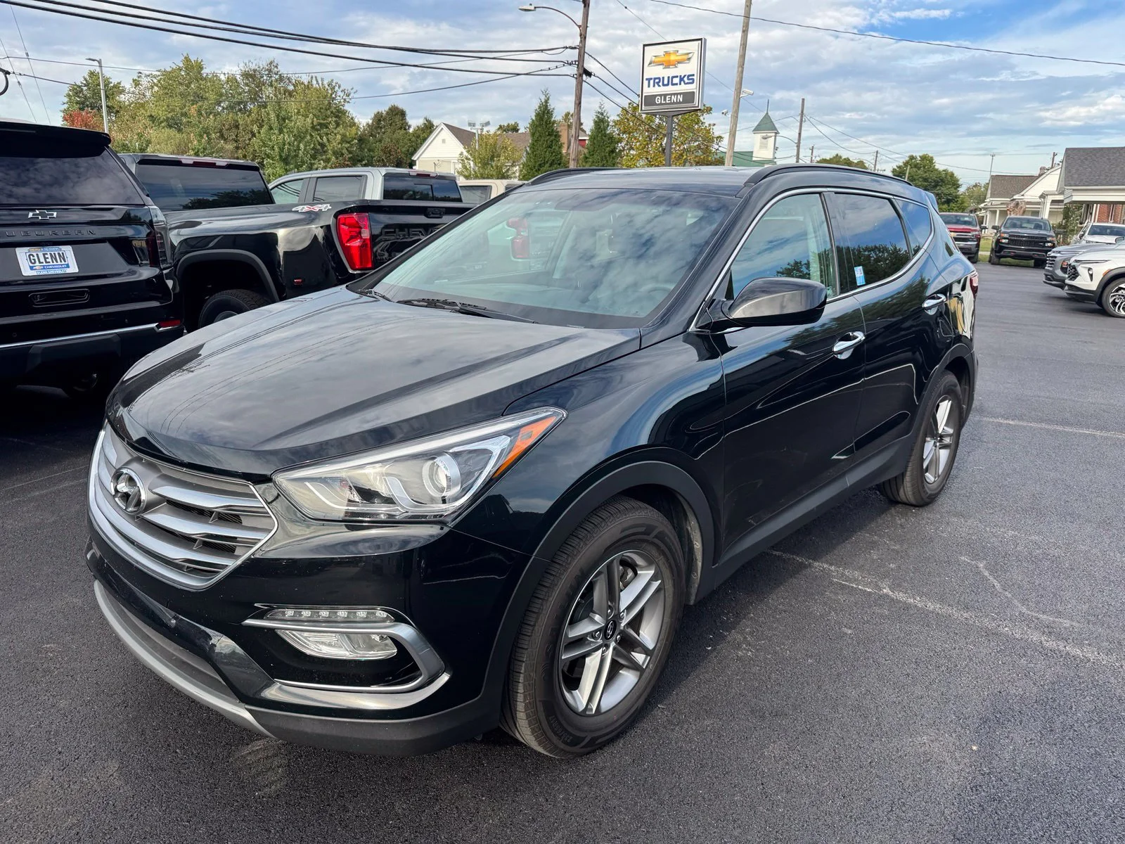 Used 2017 Hyundai Santa Fe Sport with VIN 5XYZU3LB7HG387095 for sale in Eminence, KY
