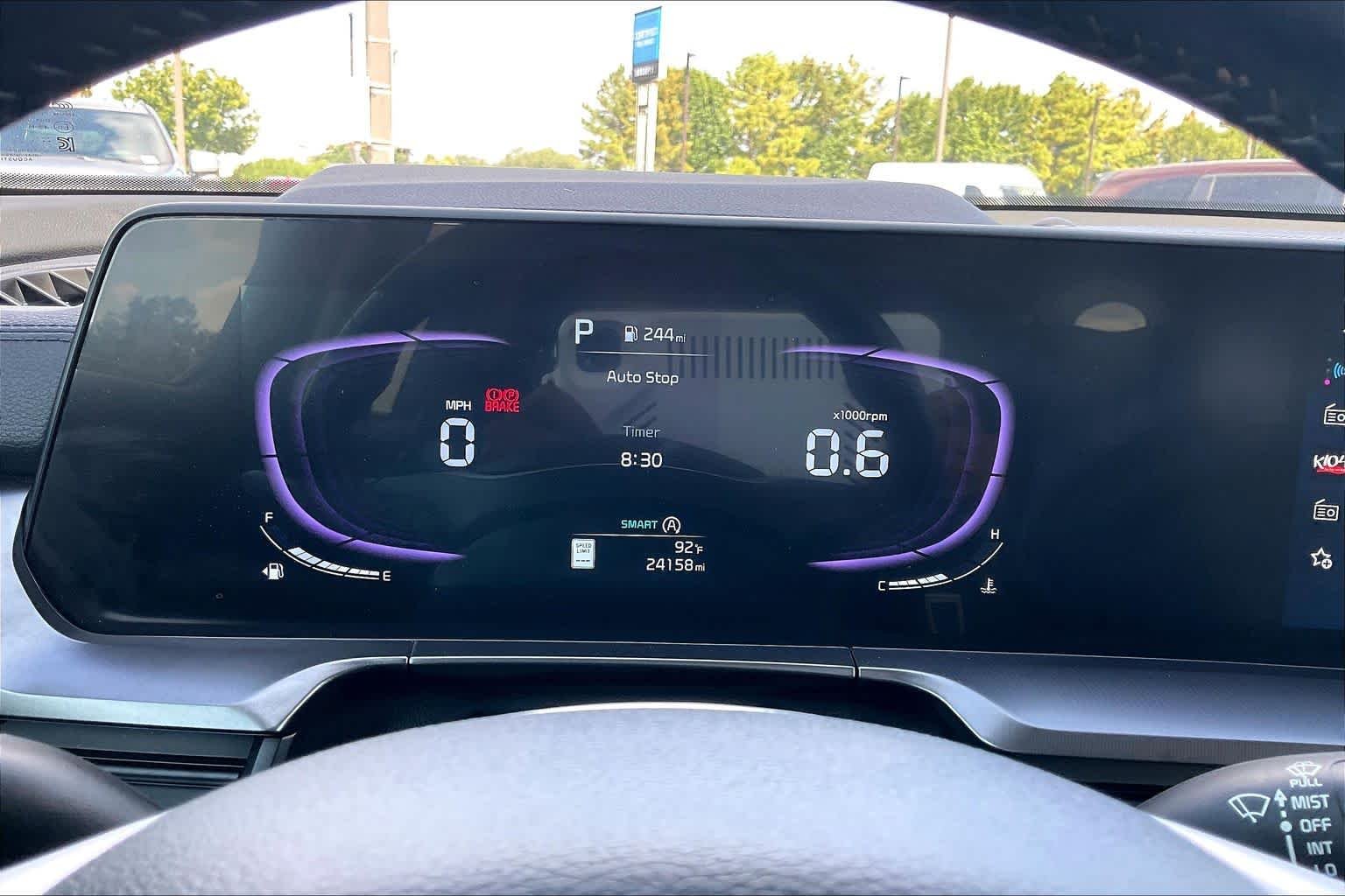 Used 2025 Ebony Black Kia S image 25