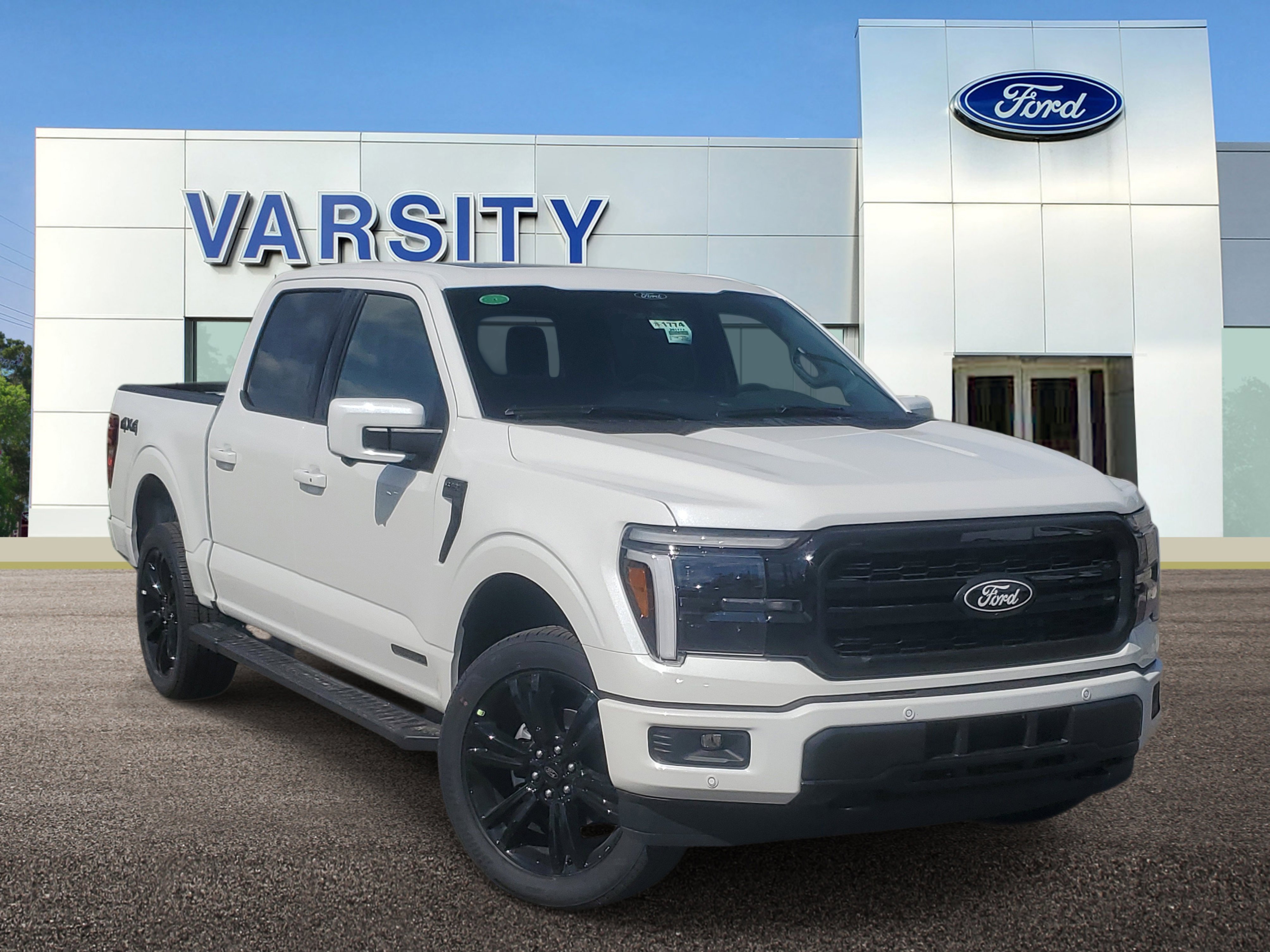 New 2026 Star White Metallic Tri-Coat Ford Lariat® image 1