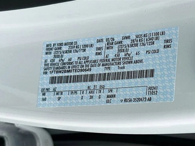 New 2026 White Metallic Ford King Ranch image 21