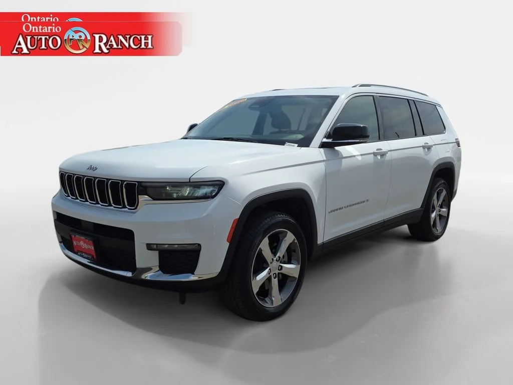 Used 2021 Bright White Clearcoat Jeep Limited image 7