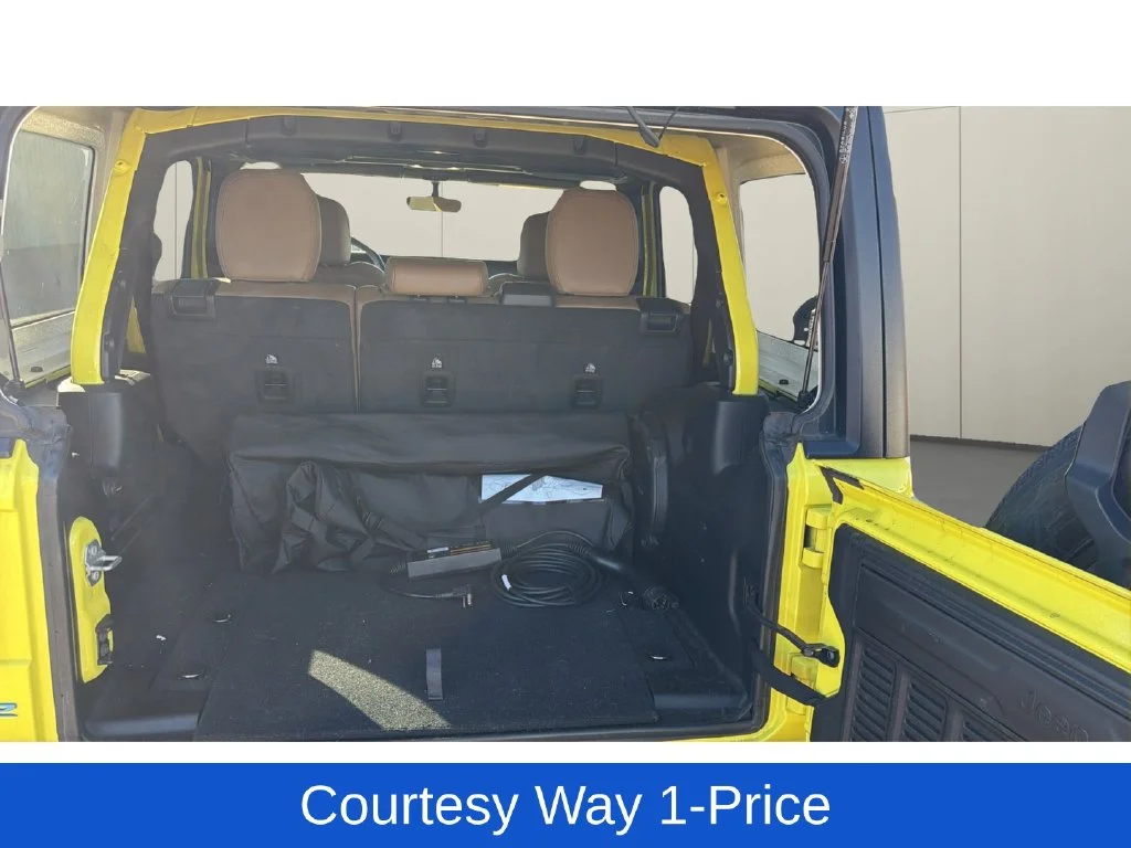 Used 2022 Yellow Jeep Unlimited Sahara 4xe image 13