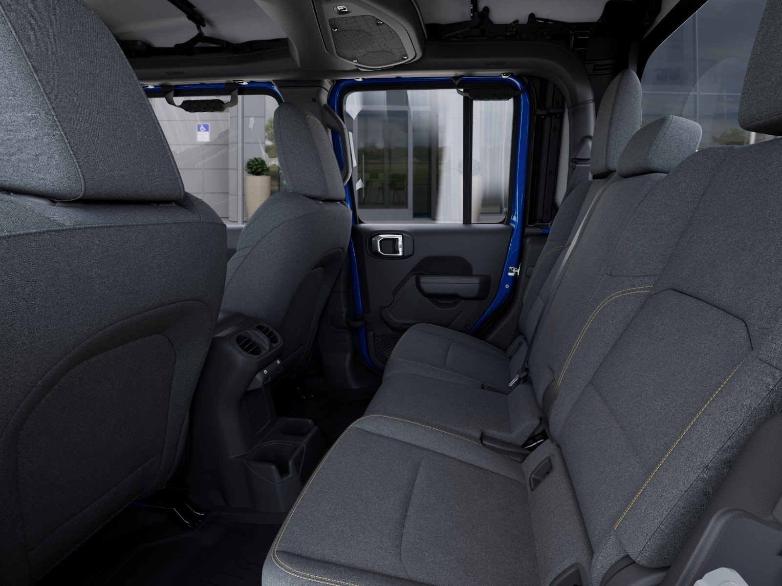 New 2026 Hydro Blue Pearl-Coat Exterior Paint Jeep Sport 4x4 image 49