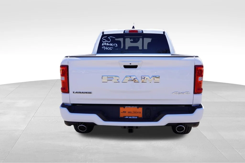 New 2026 Bright White Clear-Coat Exterior Paint RAM Laramie image 4