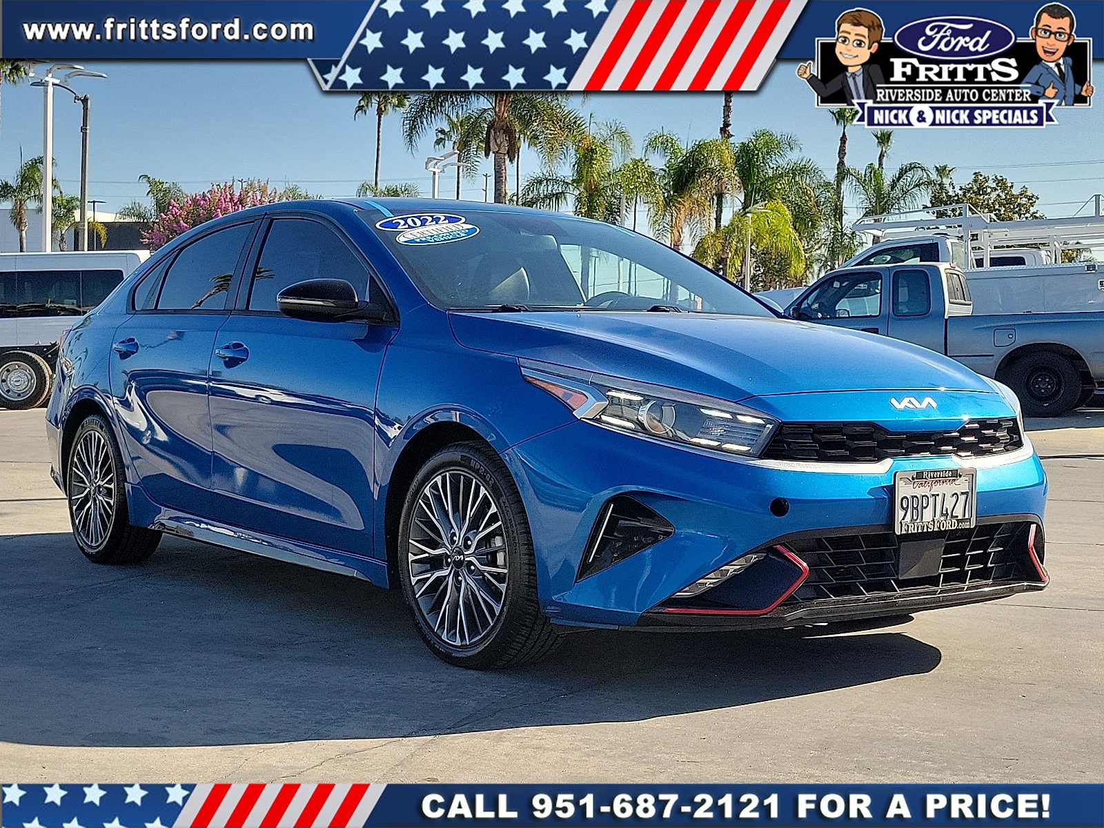 Certified Used 2022 Blue Kia GT-Line image 20