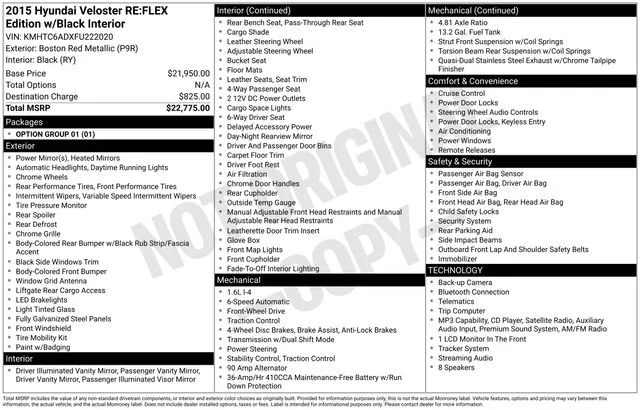 Used 2015 Boston Red Metallic Hyundai RE:FLEX image 18