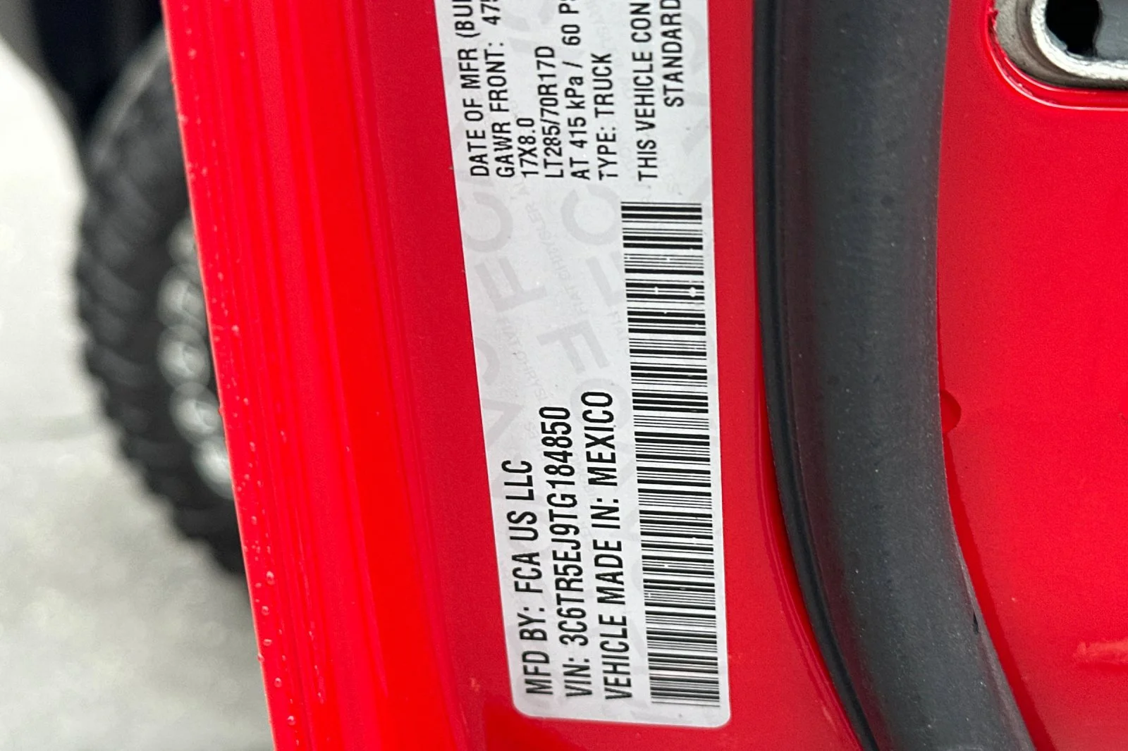 New 2026 Flame Red Clear-Coat Exterior Paint RAM Power Wagon image 28