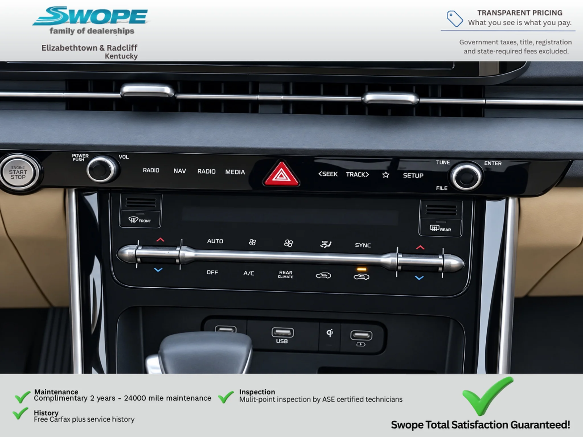 Used 2024 Aurora Black Pearl Kia EX image 9