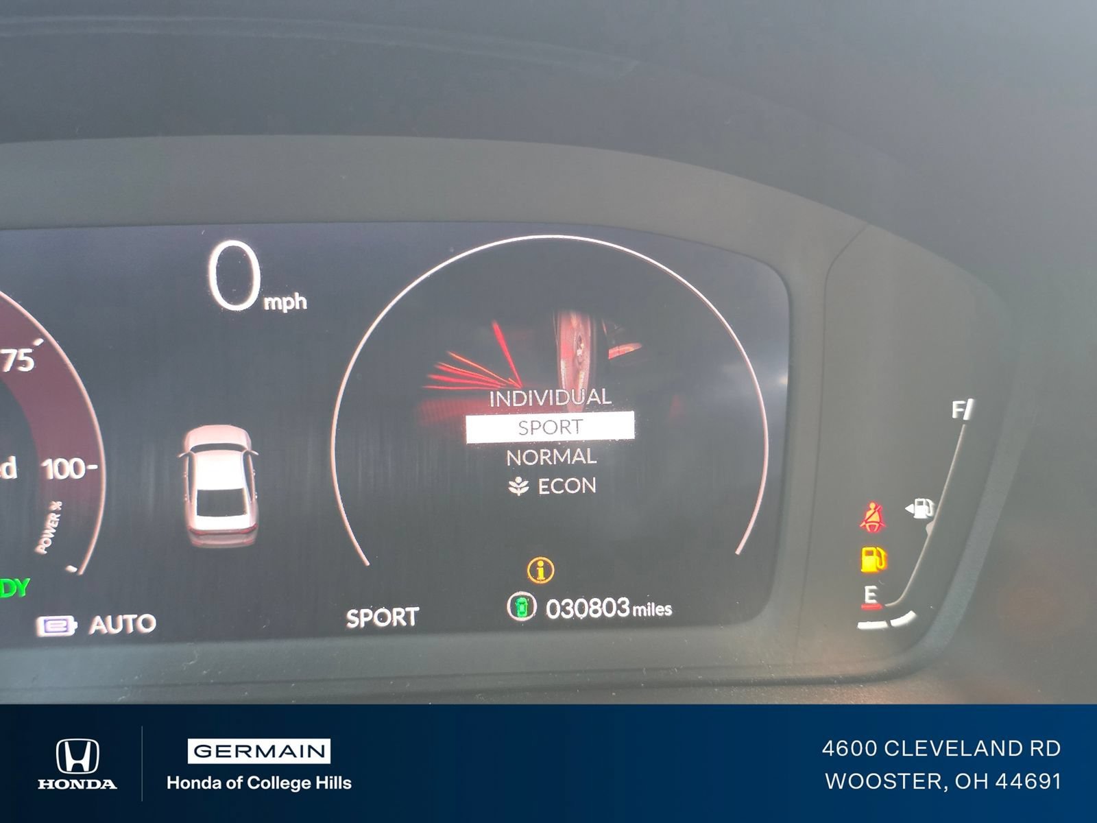 Certified Used 2024 Still Night Pearl Honda HYBRID SPORT image 75