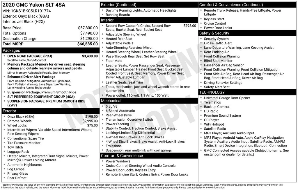 Certified Used 2020 Onyx Black GMC SLT image 9